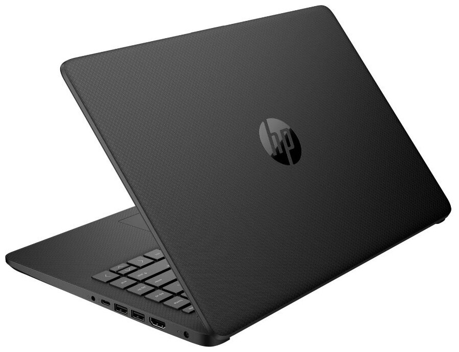 Ноутбук HP 14s-fq0022ur, черный