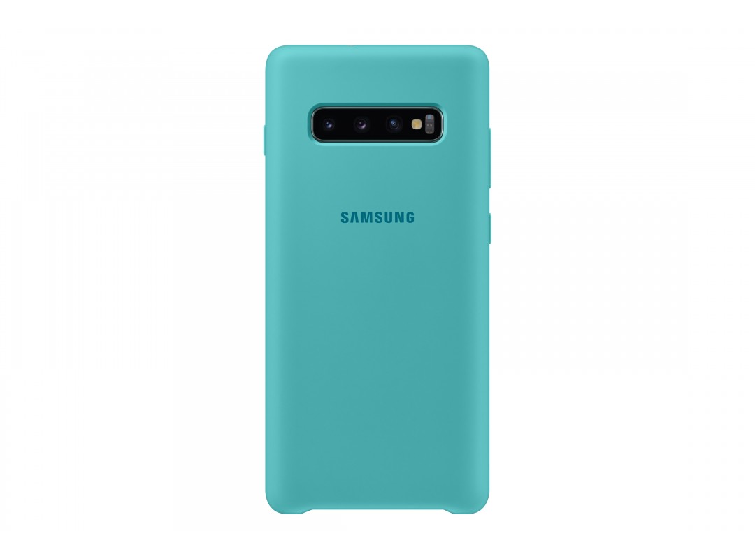 Чехол (клип-кейс) для Samsung Galaxy S10+ Silicone Cover зеленый