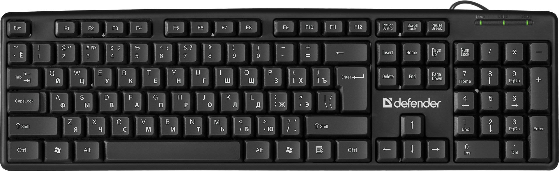 Клавиатура Defender Element HB-520 черная