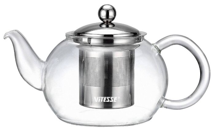 Vitesse Заварочный чайник VS-1691 0.8 л прозрачный