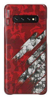 Чехол (клип-кейс) для Galaxy S10+ Marvel Case AvComics красный (GP-G975HIFGHWI)