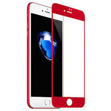 Защитное стекло iPhone 6 3D PROTECT красное