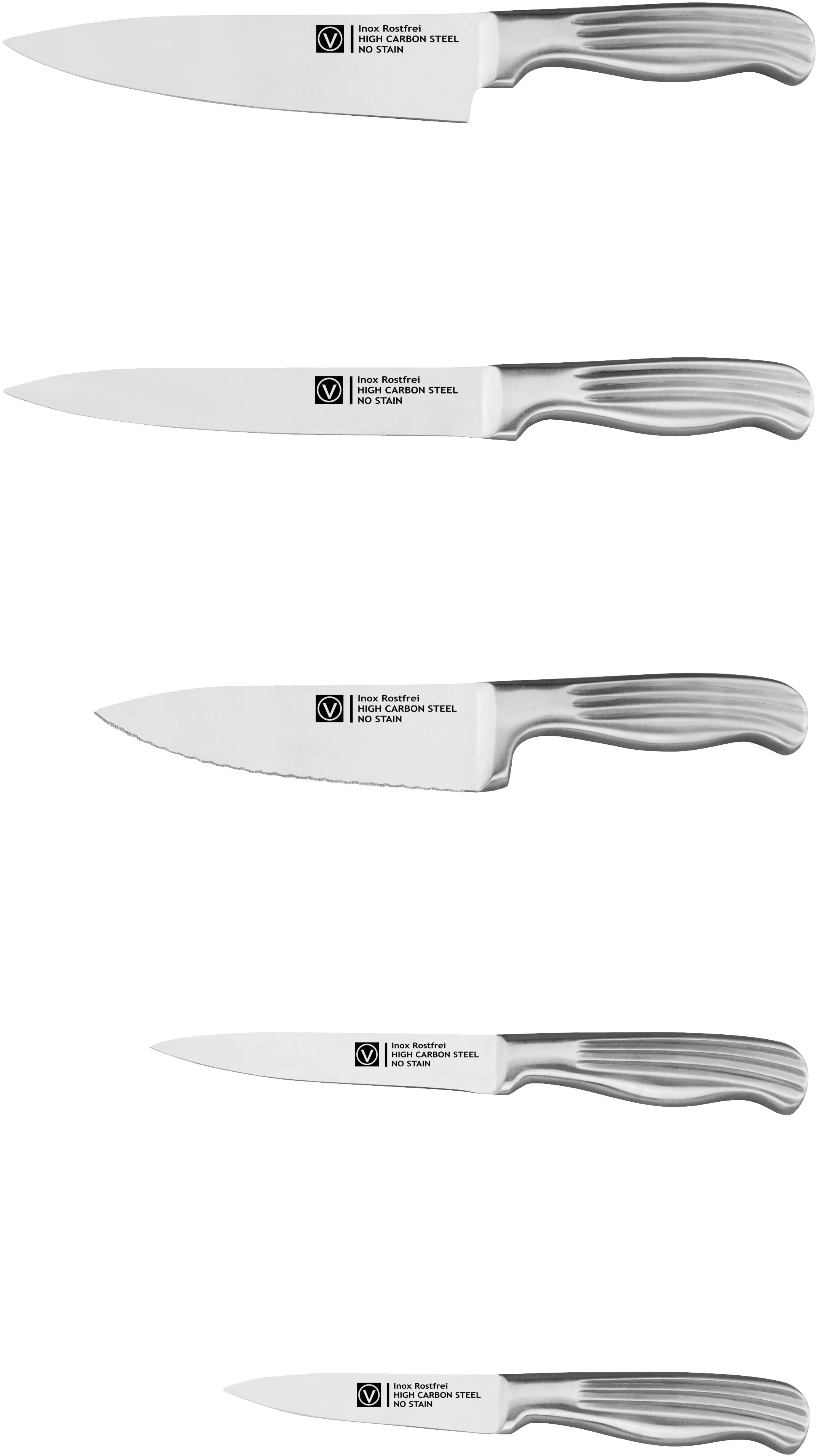 Набор ножей VS-2745 VITESSE, серебристый