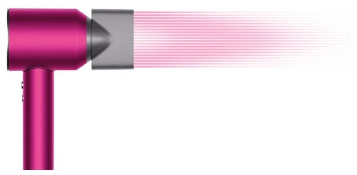 Фен HD07 Supersonic фуксия/никель Dyson EAN:5025155060506, серебристый/розовый