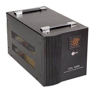 Стабилизатор напряжения однофазный ЭРА STA-3000 (3 кВт)