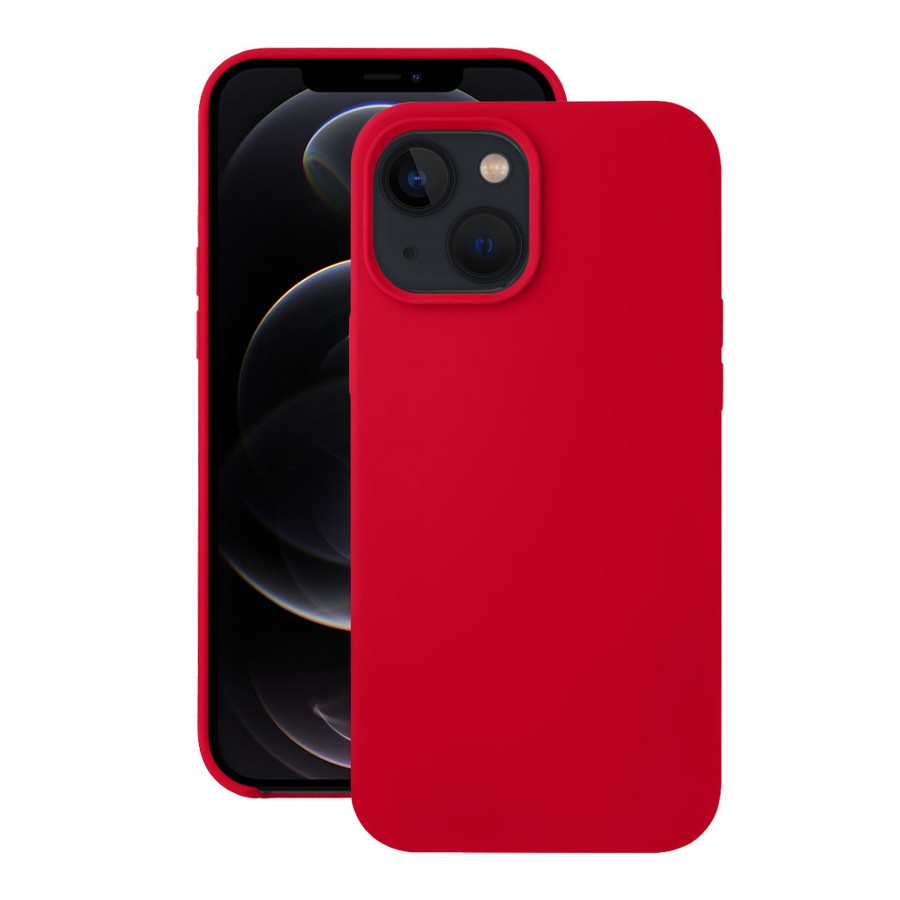 Чехол-силикон silicone case аналог для iPhone 13 Pro (6.1) красный