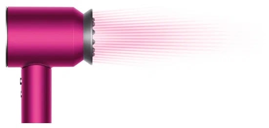 Фен HD07 Supersonic фуксия/никель Dyson EAN:5025155060506, серебристый/розовый